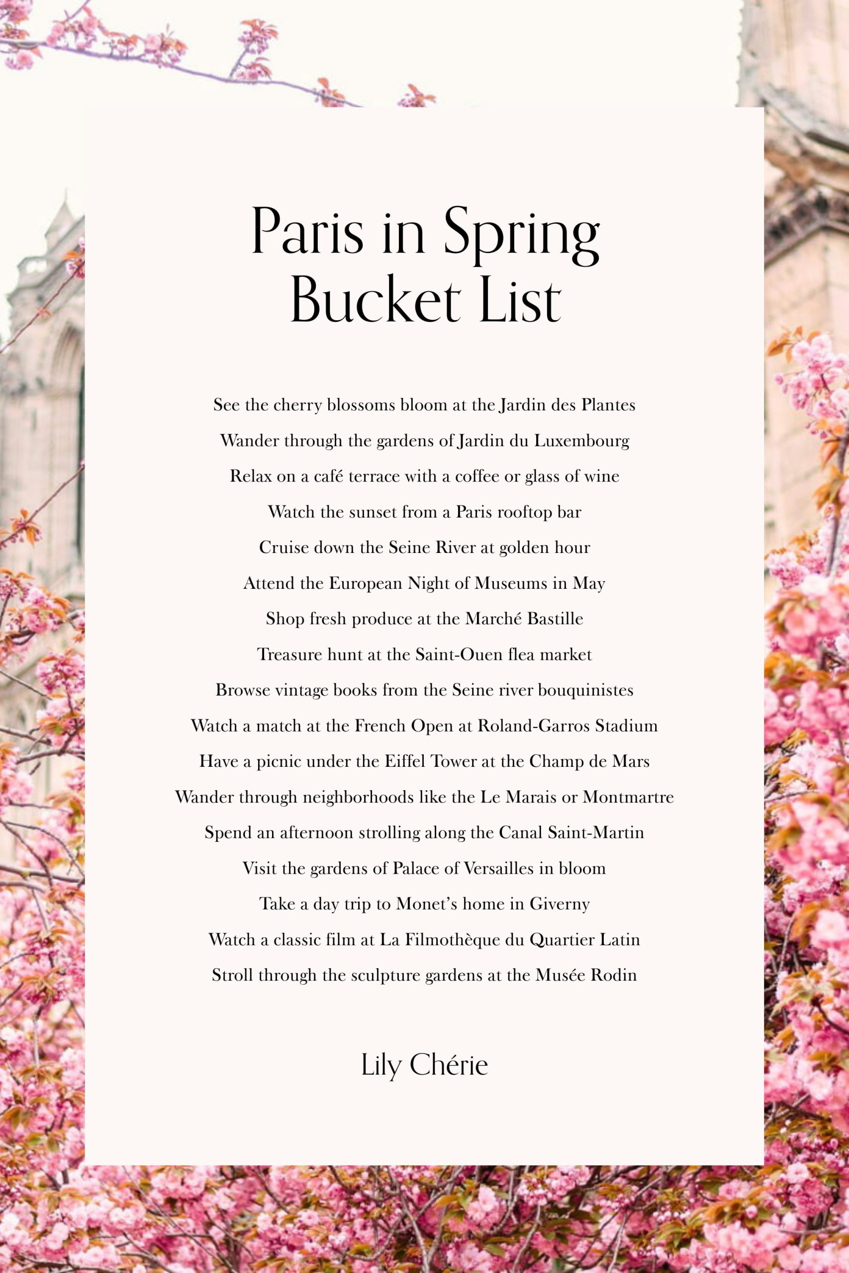 paris in the spring paris in the spring