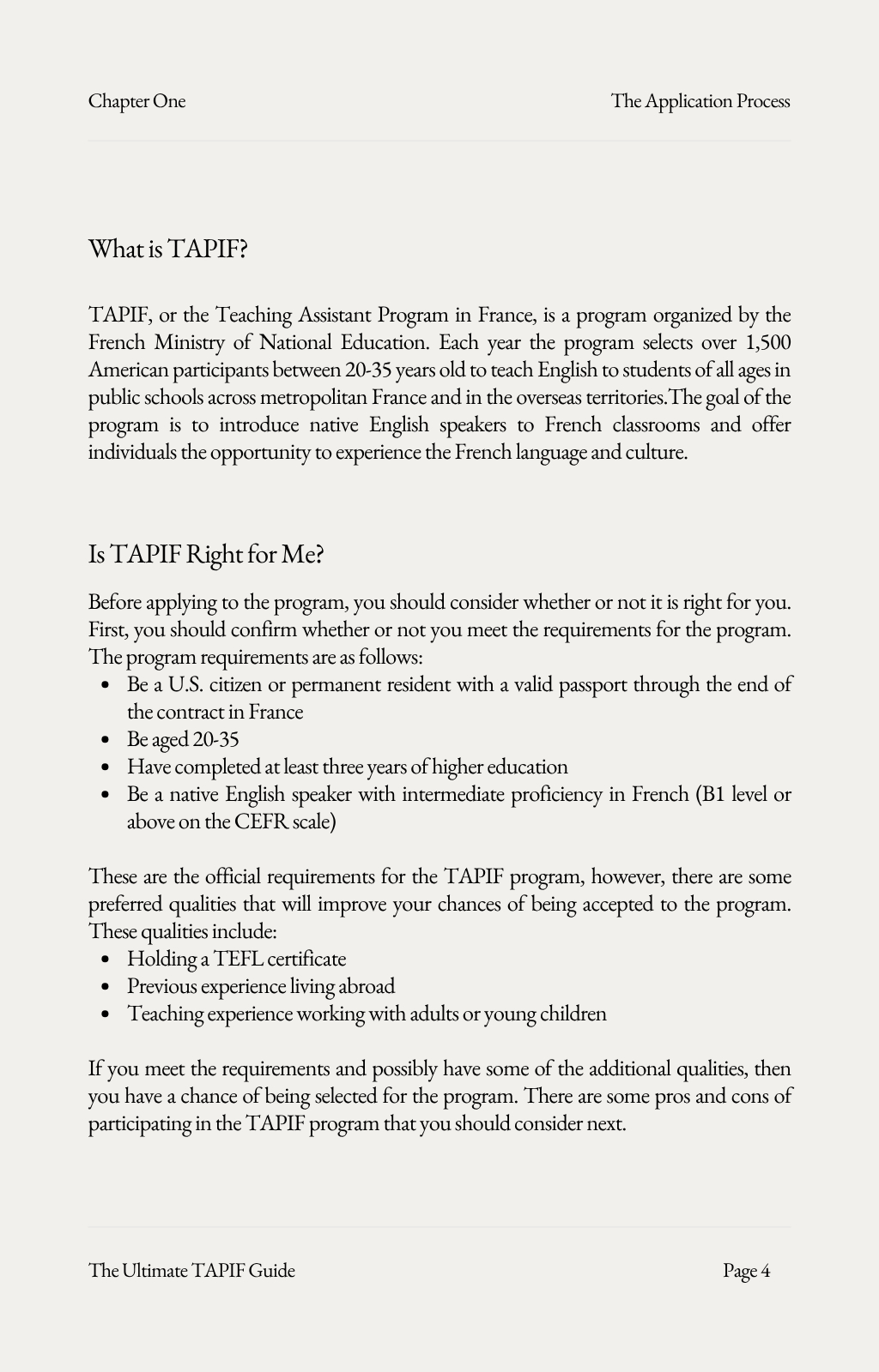 tapif program
