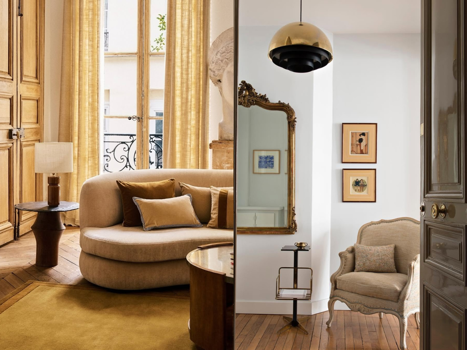 affordable parisian interior design style