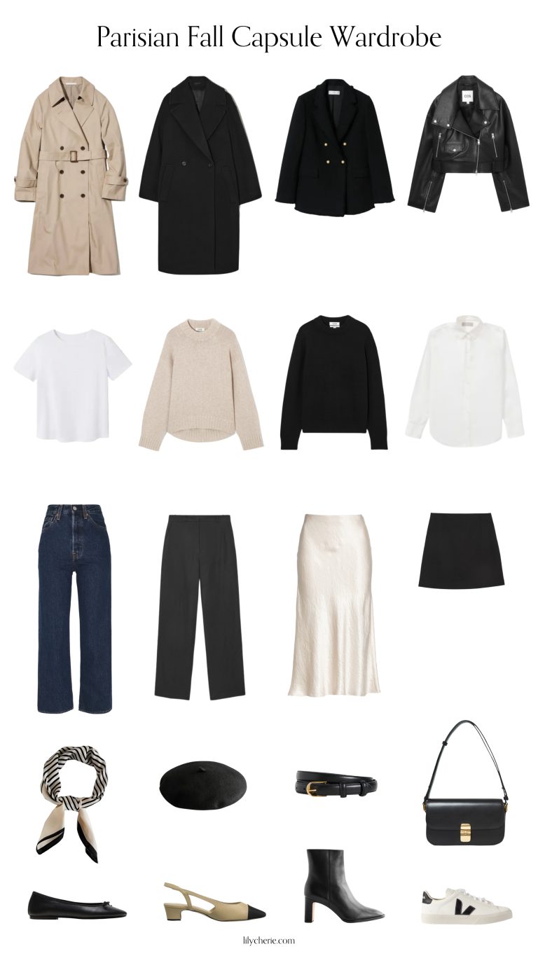 Parisian Fall Capsule Wardrobe