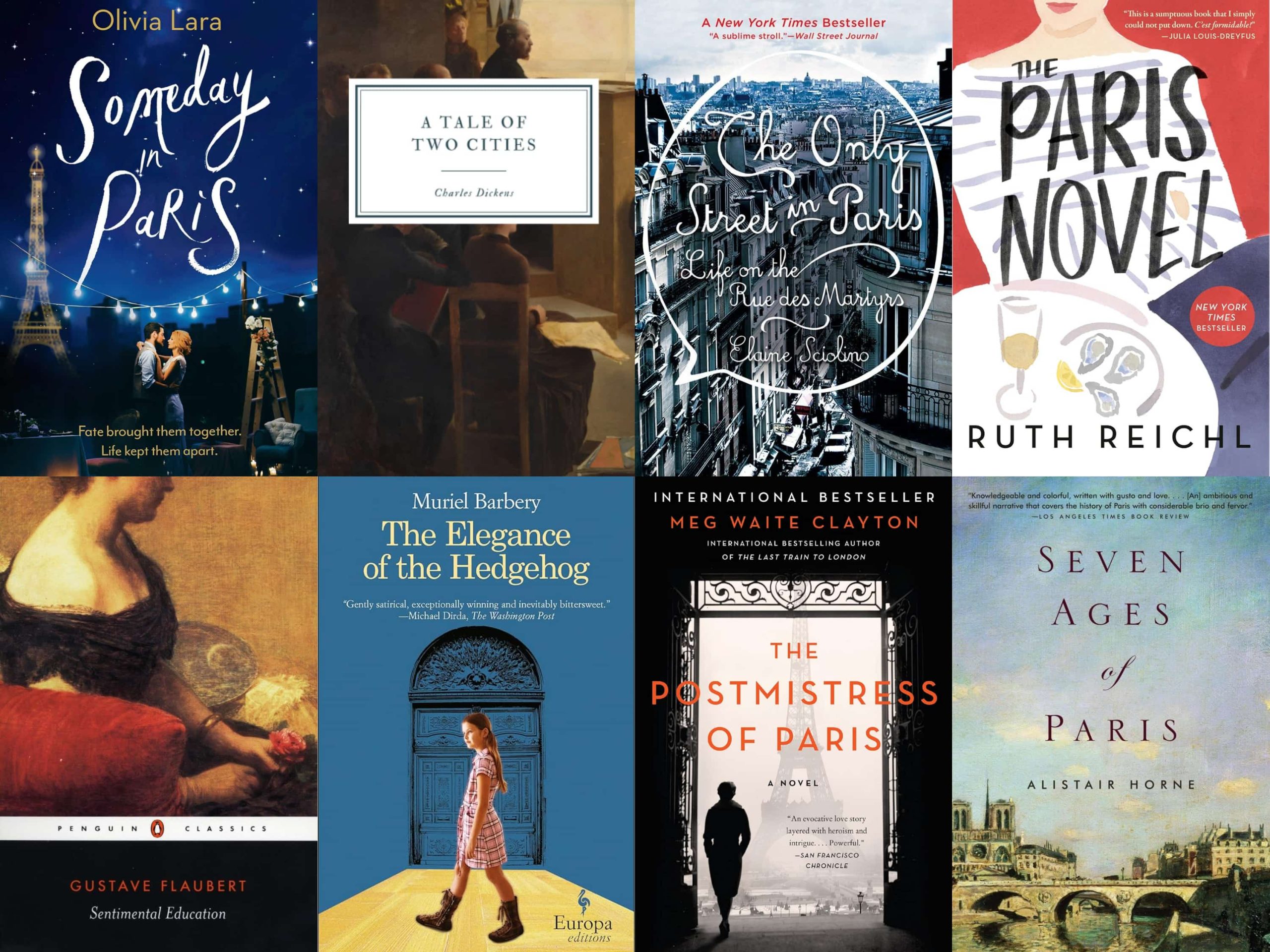 books set in paris